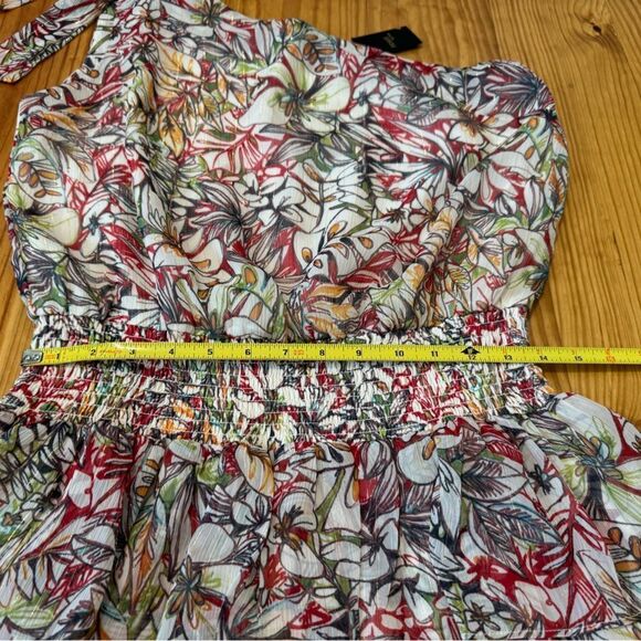 NWT Reset By Jane Megara Dress One Shoulder Women’s Size LRG - Picture 5 of 8